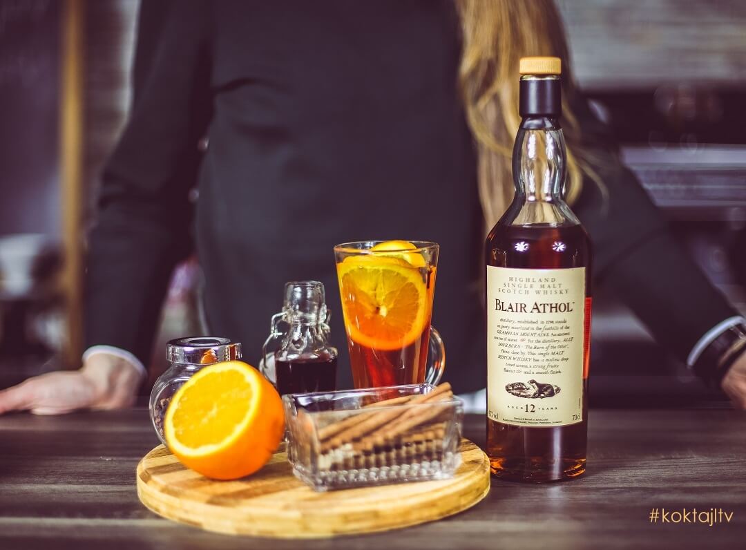 Blair Athol Hot Toddy - rozgrzewający drink z whisky single malt.
