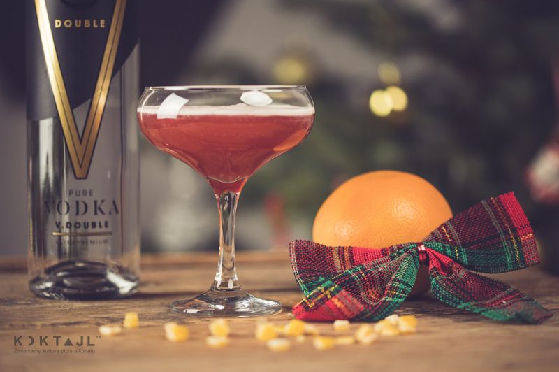 Świąteczny drink z wódką - Christmaspolitan 